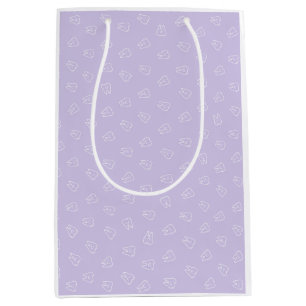 Schattige Smiley Tand - Lavendel Medium Cadeauzakje