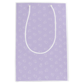 Schattige Smiley Tand - Lavendel  Medium Cadeauzakje