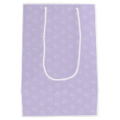 Schattige Smiley Tand - Lavendel Medium Cadeauzakje (Achterkant)