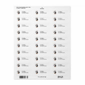 schattige smoking pinguïn etiket (Full Sheet)