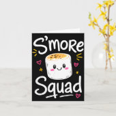 Schattige s'mores familie marshmallow kaart (Gele Bloem)