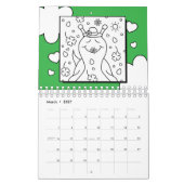 Schattige Snail Small 2026 Kleuren Kalender (Mar 2027)