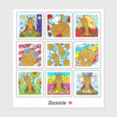 Schattige Snail Summer 2025 Tiny Art Series Sticker (Vel)