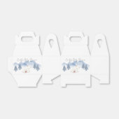 Schattige Sneeuw Winter Berg Polar Beer Baby showe Bedankdoosjes (Uitgevouwen)