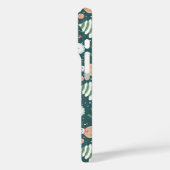 Schattige sneeuwman kerstpatroon Case-Mate iPhone case (Achterkant / Links)