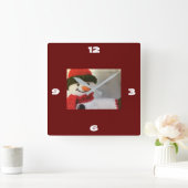 **SCHATTIGE SNEEUWMAN** KLOK (Huis)