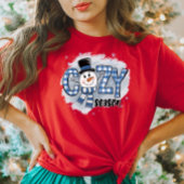 Schattige Sneeuwman Seizoen T-shirt