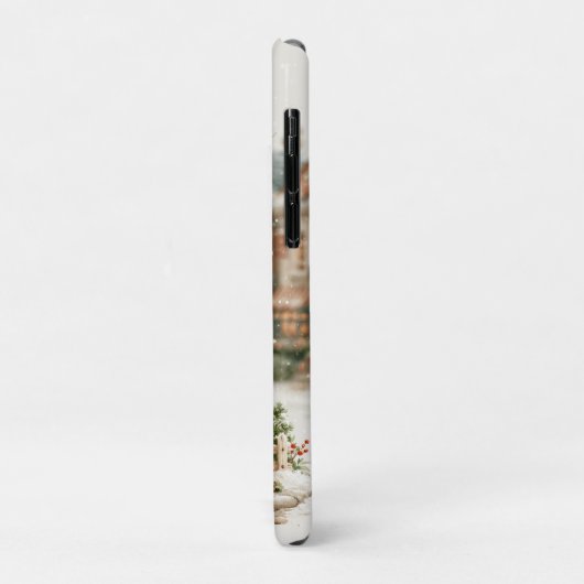 Schattige Sneeuwman Sneeuwbol Case-Mate iPhone Case (Achterkant/links)