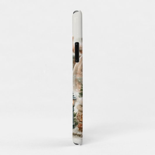 Schattige Sneeuwman Sneeuwbol Case-Mate iPhone Case (Achterkant/rechts)