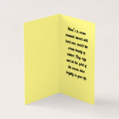 Schattige sneeuwpoppen kerst Kaart (Binnen)