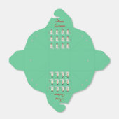 schattige sneeuwscène voor kerst bedankdoosjes (Uitgevouwen)