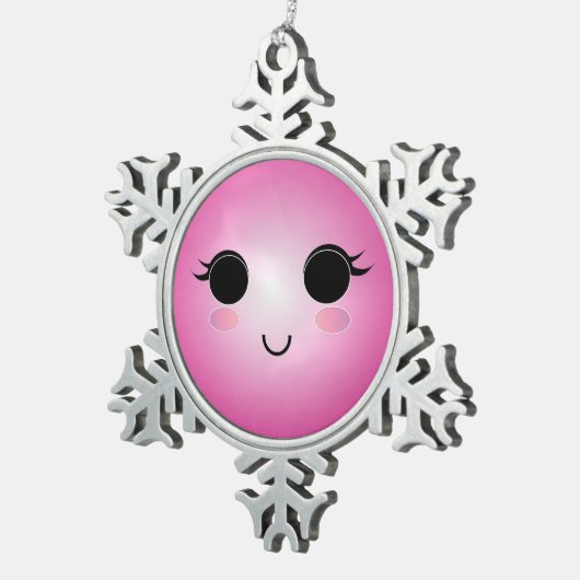 Schattige sneeuwvlok Ornament (Rechts)