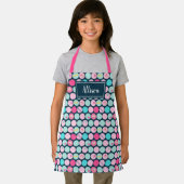 Schattige Snoep Cupcake Cherry Stippen Meisjes Roz Schort (Insitu)