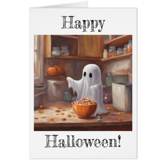 Schattige Snoep dief Kaart (Voorkant)