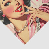 Schattige Snoep Pin Up Tissuepapier (Detail)
