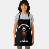 Schattige Snoep Verzamelaar Skelet Kinder Hallowee Schort (Insitu)