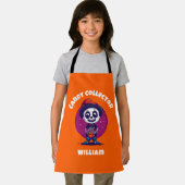 Schattige Snoep Verzamelaar Skelet kinder Hallowee Schort (Insitu)