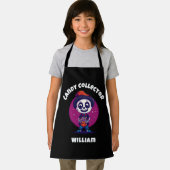 Schattige Snoep Verzamelaar Skelet kinder Hallowee Schort (Insitu)