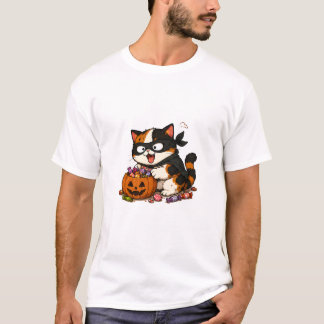 Schattige snoepdief Schotse kat T-shirt