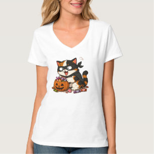Schattige snoepdief Schotse kat T-shirt