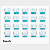 Schattige Snowflake-kerst - Etiketten voor Sticker (Vel)