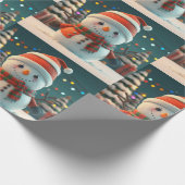 SCHATTIGE SNOWMAN INPAKPAPIER (Hoek)