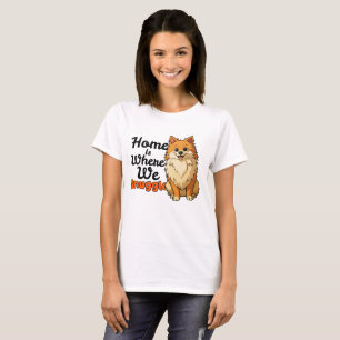 Schattige "Snuggle" Pomeranian Puppy – Schattig Ka T-shirt
