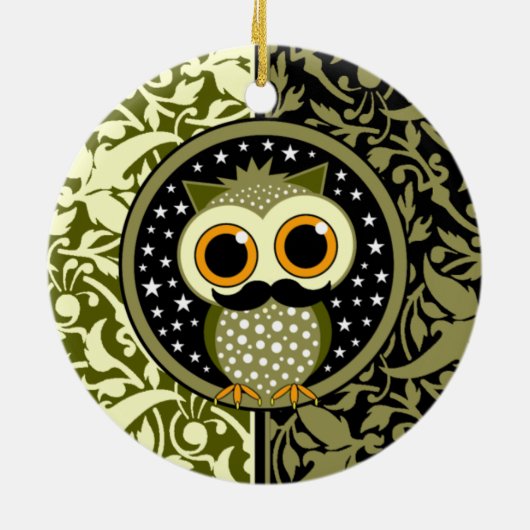 schattige snuituif keramisch ornament (Achterkant)