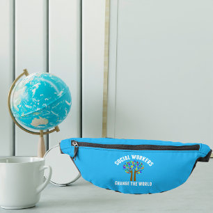 Schattige sociaal werk Inspirerend citaat Heuptasje