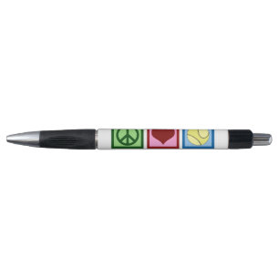 Schattige Softbal (Vrede Liefde) Pen