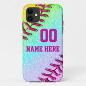 Schattige, Softball Telefoonhoesjes, OUDER tot NIE Case-Mate iPhone Case (Achterkant)