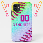 Schattige, Softball Telefoonhoesjes, OUDER tot NIE Case-Mate iPhone Case