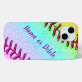 Schattige, Softball Telefoonhoesjes, OUDER tot NIE Case-Mate iPhone Case (Achterkant (horizontaal))