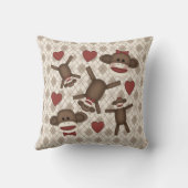 Schattige sokaakkleutel Home Decor-items Kussen (Achterkant)