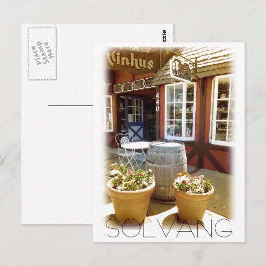 Schattige Solvang Briefkaart! Briefkaart (Voorkant / Achterkant)