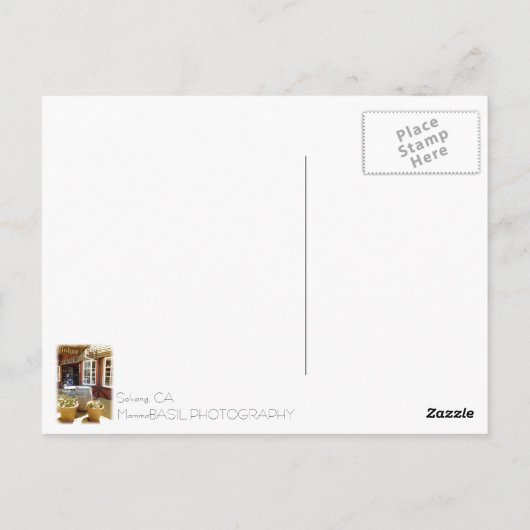 Schattige Solvang Briefkaart! Briefkaart (Achterkant)