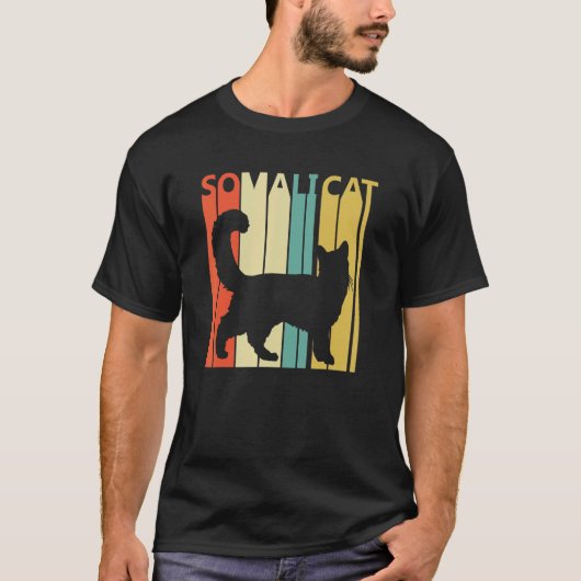 Schattige Somalische Kat T-shirt (Voorkant)