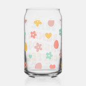 Schattige "Some Bunny Needs Coffee" grappig Blikvorm Glas (Achterkant)