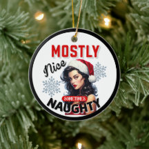 Schattige Soms Ondeugend Retro Kerst Pinup