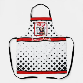 Schattige Soms Ondeugend Retro Kerst Pinup Schort