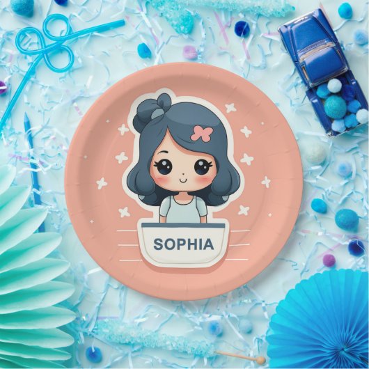 Schattige Sophia papier bord (Feest)