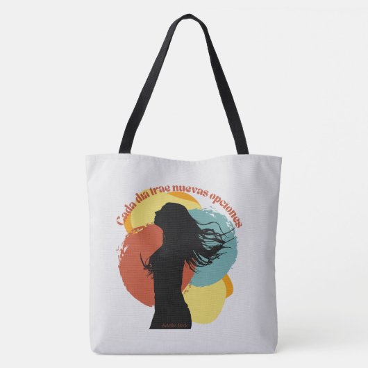 Schattige Spaans gezegde Canvas tas (Achterkant)