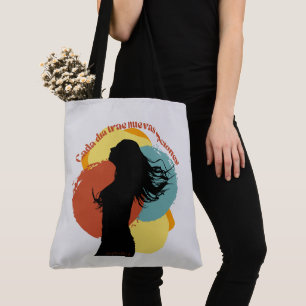 Schattige Spaans gezegde Canvas tas