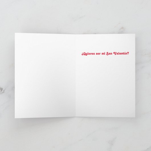 Schattige Spaans, Lab Valentijn Feestdagen Kaart (Binnen)