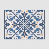 Schattige Spaans tegel patroon decoupage Tissuepapier (Voorkant)