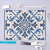 Schattige Spaans tegel patroon decoupage Tissuepapier (Craft)