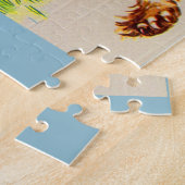 schattige spanielpupil op de vlucht legpuzzel (Zijkant)