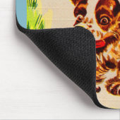 schattige spanielpupil op de vlucht muismat (Hoek)