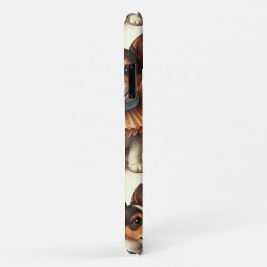 Schattige  Speelgoed Fox Terrier Naadloos Case-Mate iPhone Case (Achterkant/rechts)