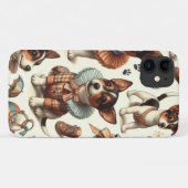 Schattige  Speelgoed Fox Terrier Naadloos Case-Mate iPhone Case (Achterkant (horizontaal))
